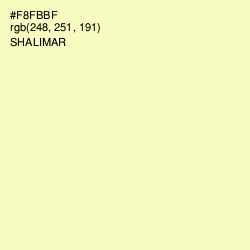 #F8FBBF - Shalimar Color Image