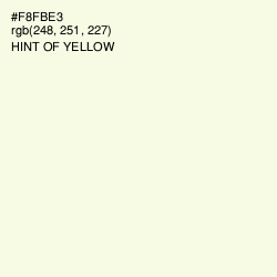 #F8FBE3 - Hint of Yellow Color Image