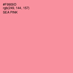 #F9909D - Sea Pink Color Image