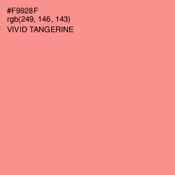 #F9928F - Vivid Tangerine Color Image
