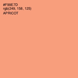 #F99E7D - Apricot Color Image