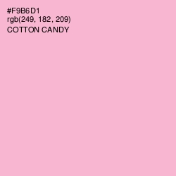 #F9B6D1 - Cotton Candy Color Image