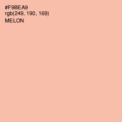 #F9BEA9 - Melon Color Image