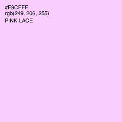 #F9CEFF - Pink Lace Color Image