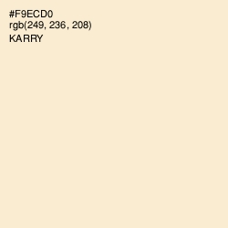 #F9ECD0 - Karry Color Image