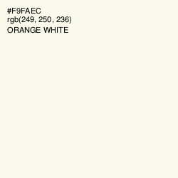 #F9FAEC - Orange White Color Image