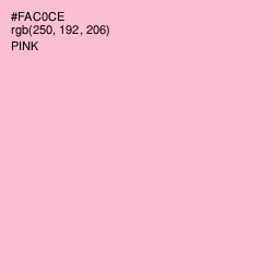 #FAC0CE - Pink Color Image