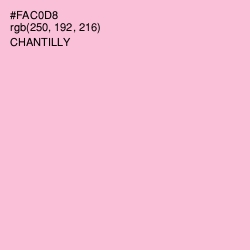 #FAC0D8 - Chantilly Color Image