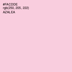 #FACDDE - Azalea Color Image