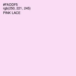 #FADDF5 - Pink Lace Color Image