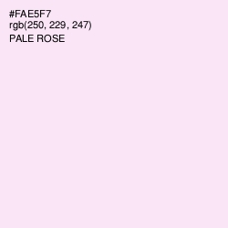 #FAE5F7 - Pale Rose Color Image