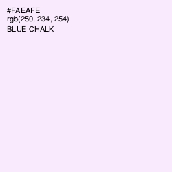 #FAEAFE - Blue Chalk Color Image