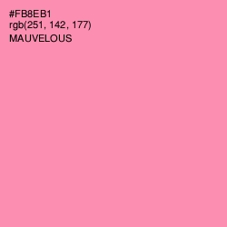#FB8EB1 - Mauvelous Color Image