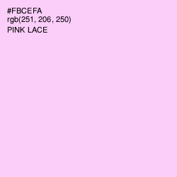 #FBCEFA - Pink Lace Color Image