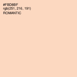 #FBD8BF - Romantic Color Image