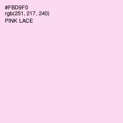 #FBD9F0 - Pink Lace Color Image