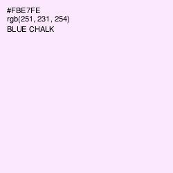#FBE7FE - Blue Chalk Color Image