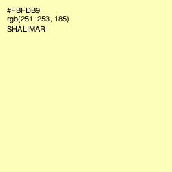 #FBFDB9 - Shalimar Color Image