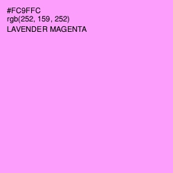#FC9FFC - Lavender Magenta Color Image
