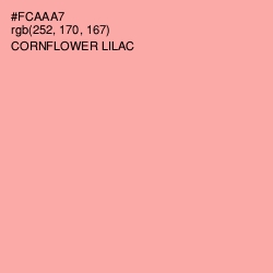 #FCAAA7 - Cornflower Lilac Color Image