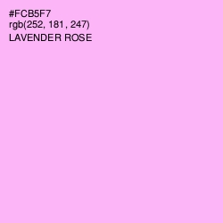 #FCB5F7 - Lavender Rose Color Image