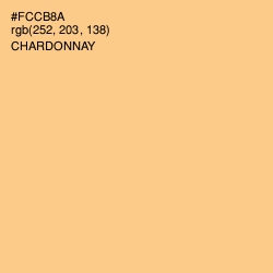#FCCB8A - Chardonnay Color Image