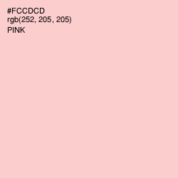 #FCCDCD - Pink Color Image