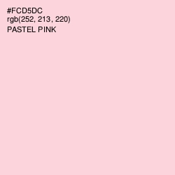 #FCD5DC - Pastel Pink Color Image