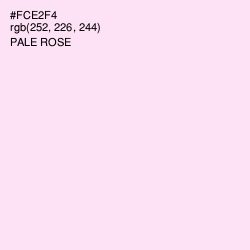 #FCE2F4 - Pale Rose Color Image