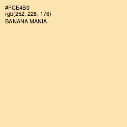 #FCE4B0 - Banana Mania Color Image
