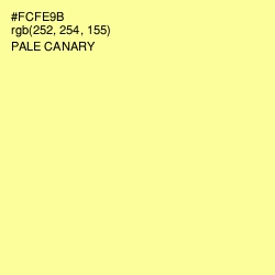 #FCFE9B - Pale Canary Color Image