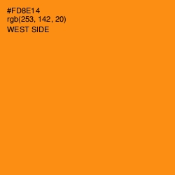 #FD8E14 - West Side Color Image