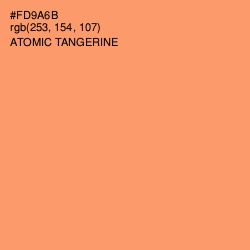 #FD9A6B - Atomic Tangerine Color Image