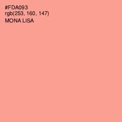 #FDA093 - Mona Lisa Color Image