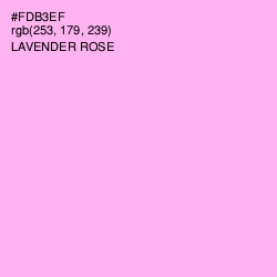 #FDB3EF - Lavender Rose Color Image