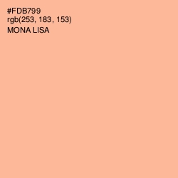 #FDB799 - Mona Lisa Color Image