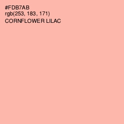 #FDB7AB - Cornflower Lilac Color Image