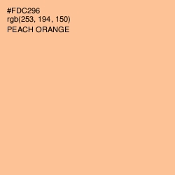 #FDC296 - Peach Orange Color Image
