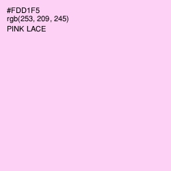 #FDD1F5 - Pink Lace Color Image