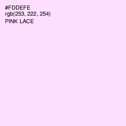 #FDDEFE - Pink Lace Color Image