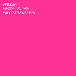 #FE3294 - Wild Strawberry Color Image