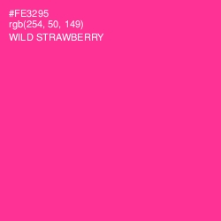 #FE3295 - Wild Strawberry Color Image