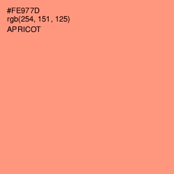 #FE977D - Apricot Color Image