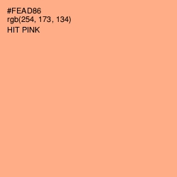 #FEAD86 - Hit Pink Color Image