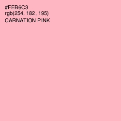 #FEB6C3 - Carnation Pink Color Image