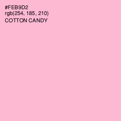 #FEB9D2 - Cotton Candy Color Image