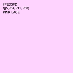 #FED3FD - Pink Lace Color Image