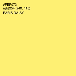 #FEF073 - Paris Daisy Color Image