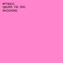 #FF84CC - Shocking Color Image