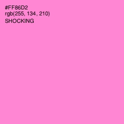 #FF86D2 - Shocking Color Image